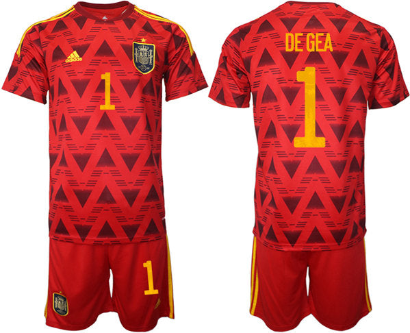 David de Gea Spain National Team red Home jersey