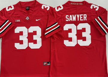 Jack Sawyer Ohio State Buckeyes red Limited jersey