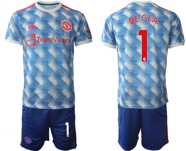 David de Gea Manchester United blue Away jersey