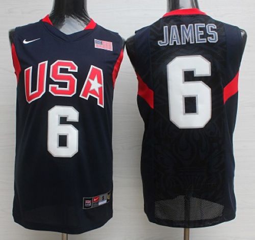 LeBron James USA Basketball blue jersey