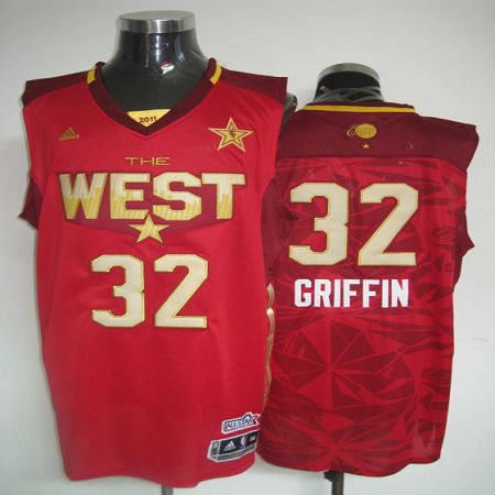 All Star Clippers Los Angeles Clippers red jersey