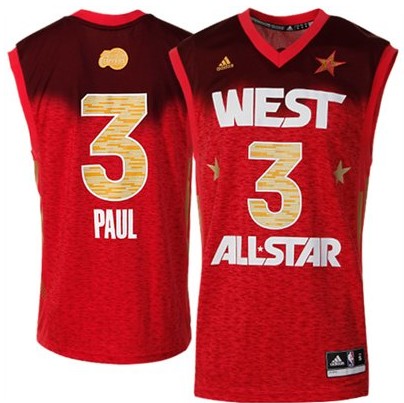 All Star Clippers Los Angeles Clippers red jersey