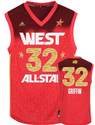 All Star Clippers Los Angeles Clippers red jersey