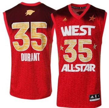 All Star Thunder Oklahoma City Thunder red jersey