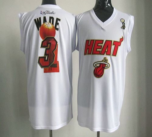 Finals Heat Miami Heat white jersey