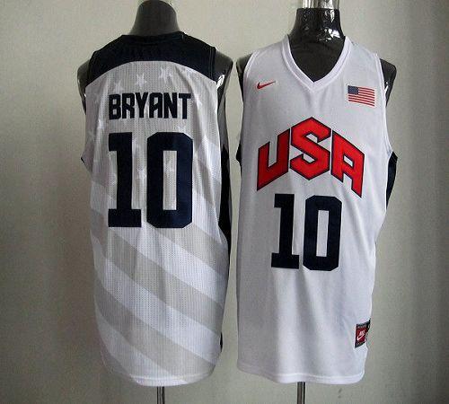 Kobe Bryant USA Basketball white jersey