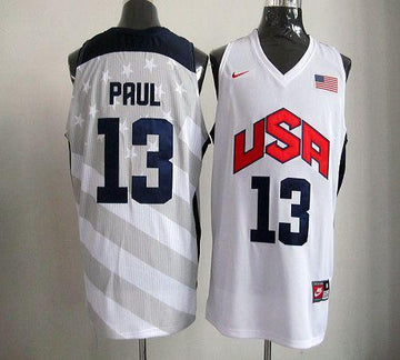 Chris Paul USA Basketball white jersey