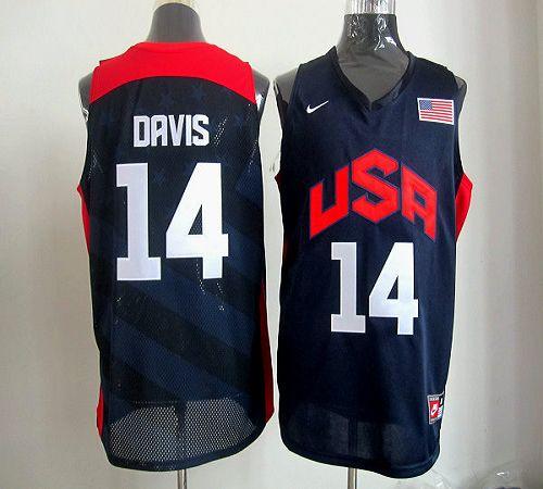 Anthony Davis USA Basketball blue jersey