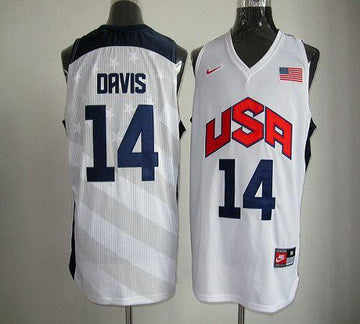 Anthony Davis USA Basketball white jersey