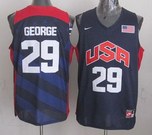 Paul George USA Basketball blue jersey