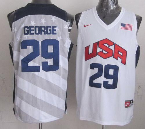 Paul George USA Basketball white jersey