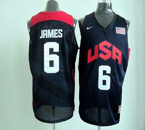 LeBron James USA Basketball blue jersey