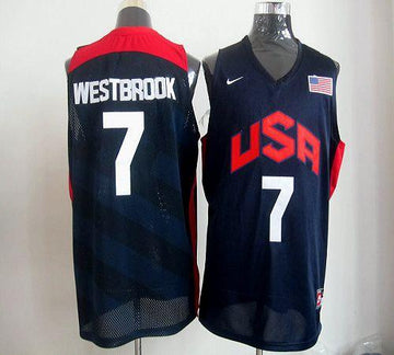 Russell Westbrook USA Basketball blue jersey