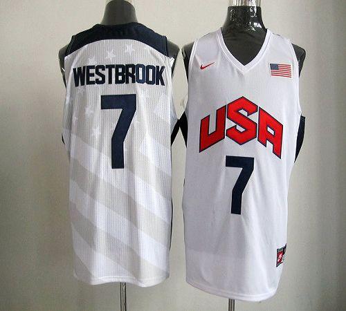 Russell Westbrook USA Basketball white jersey