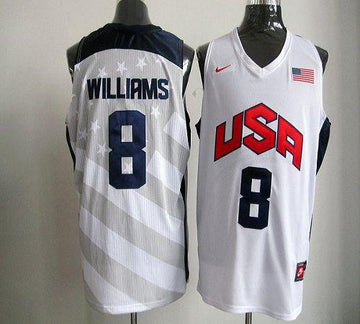 Deron Williams USA Basketball white jersey