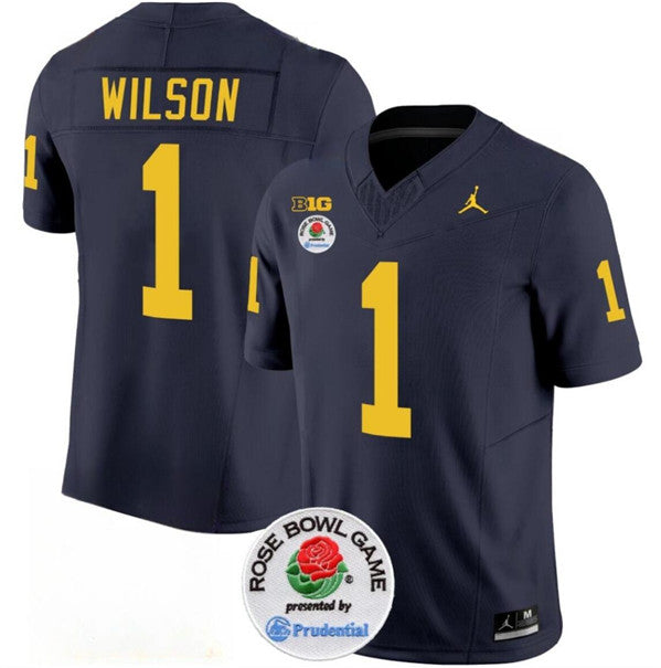 Roman Wilson Michigan Wolverines navy jersey