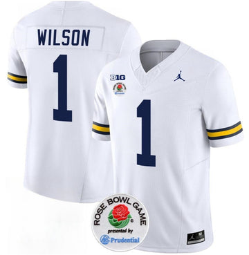 Roman Wilson Michigan Wolverines white jersey