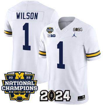 Roman Wilson Michigan Wolverines white jersey