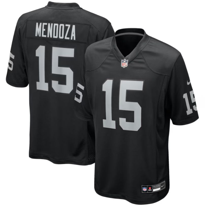 Fernando Mendoza Las Vegas Raiders black Game jersey