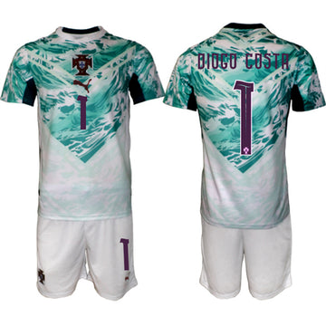 Diogo Costa Portugal National Team green Away jersey