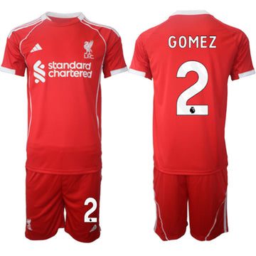 Joe Gomez Liverpool red Home jersey