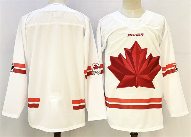 Custom Team Canada white jersey