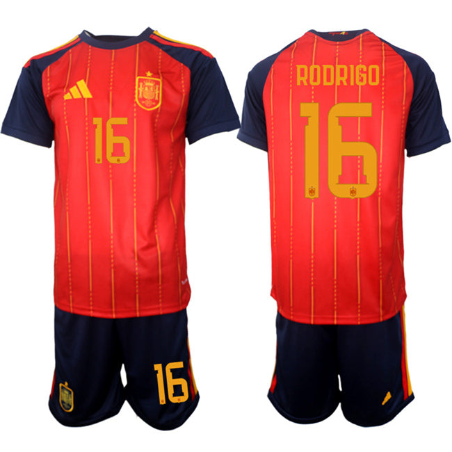 Rodrigo Spain National Team red Home jersey