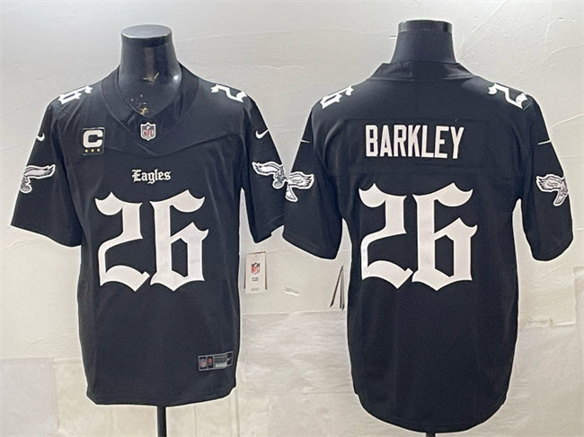 Saquon Barkley Philadelphia Eagles black Vapor jersey