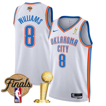 Jalen Williams Oklahoma City Thunder white jersey
