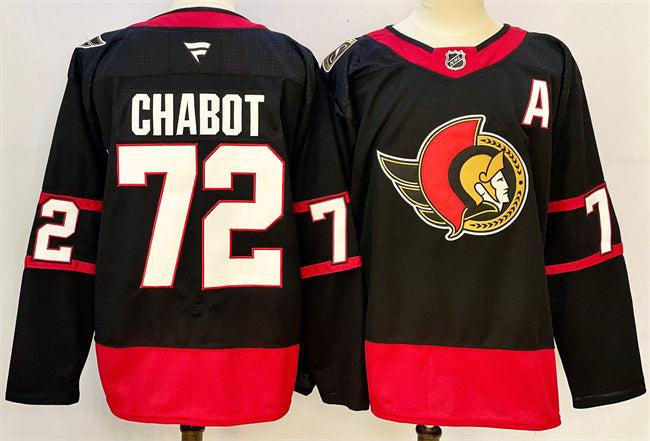 Thomas Chabot Ottawa Senators black Home jersey