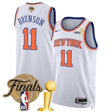 Jalen Brunson New York Knicks white jersey