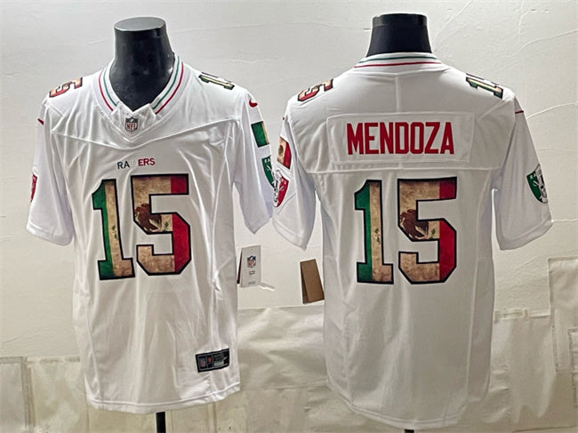 Fernando Mendoza Las Vegas Raiders white Vapor jersey