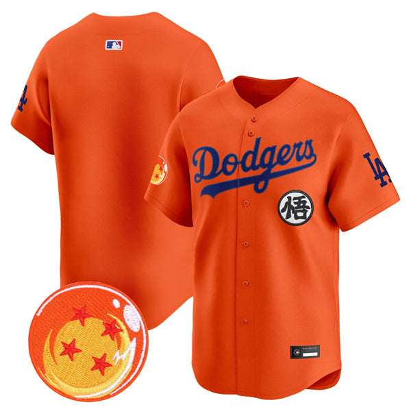 Los Angeles Dodgers orange Vapor jersey