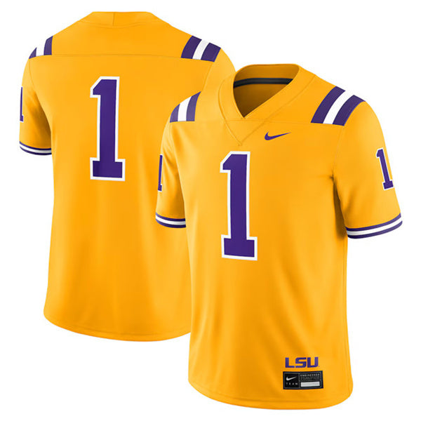 LSU Tigers gold jersey