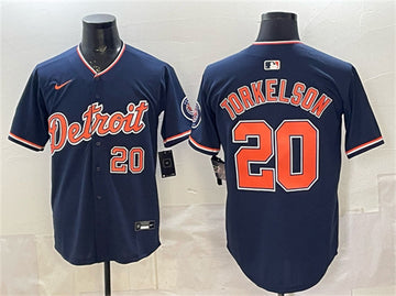 Spencer Torkelson Detroit Tigers navy Vapor jersey