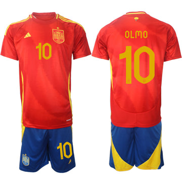 Olmo Spain National Team red Home jersey