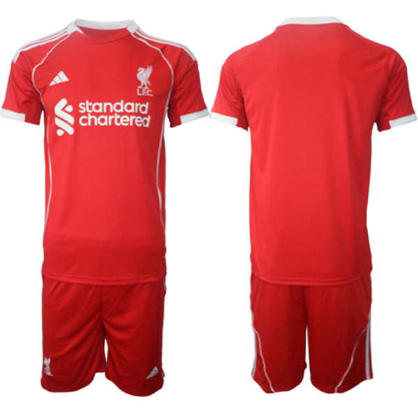 Custom Liverpool red Home jersey
