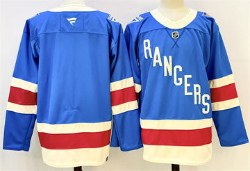 Custom New York Rangers blue jersey