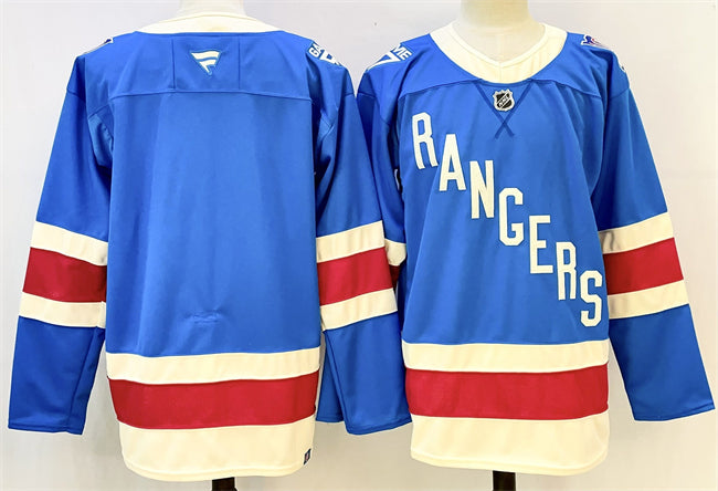 Custom New York Rangers blue jersey