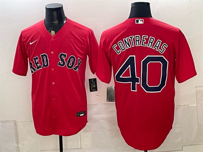 Willson Contreras Boston Red Sox red jersey
