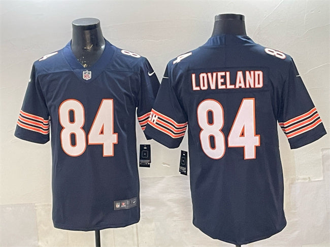 Colston Loveland Chicago Bears navy Vapor jersey