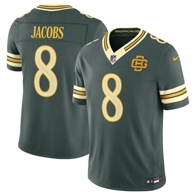 Josh Jacobs Green Bay Packers green Limited jersey