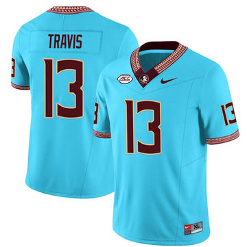 Jordan Travis Florida State Seminoles teal jersey