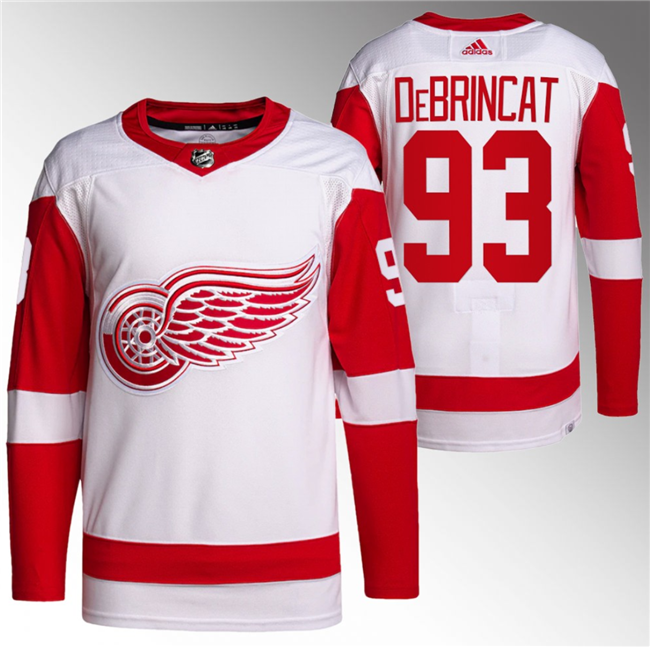 Alex DeBrincat Detroit Red Wings white jersey