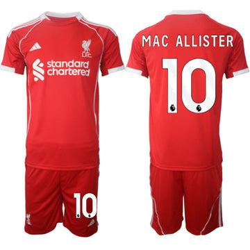 Alexis Mac Allister Liverpool red Home jersey