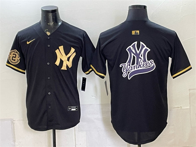 Team Big Logo New York Yankees black jersey