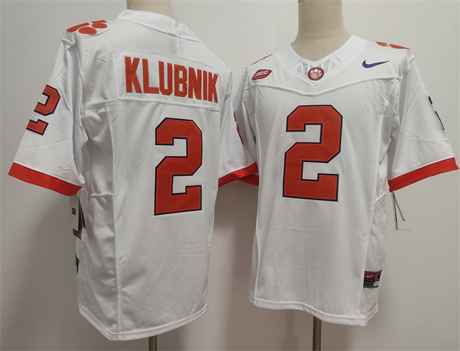 Cade Klubnik Clemson Tigers white jersey
