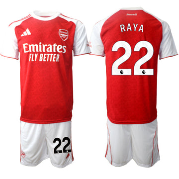 David Raya Arsenal red Home jersey