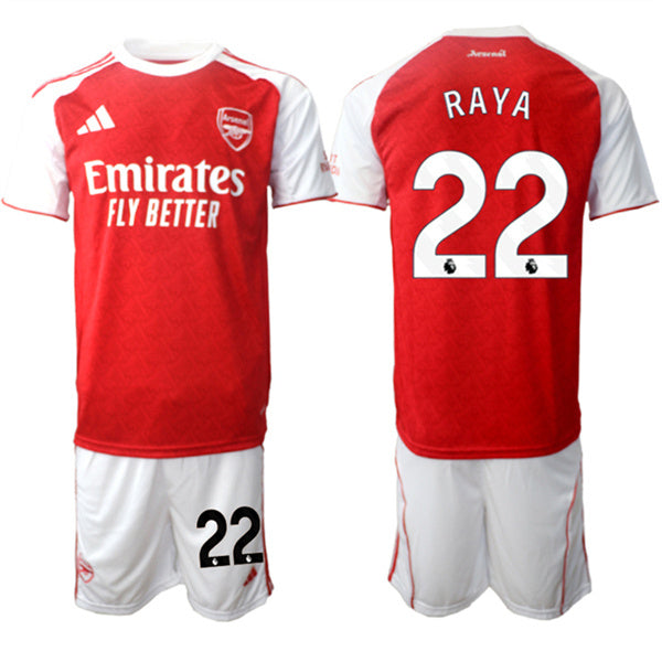 David Raya Arsenal red Home jersey