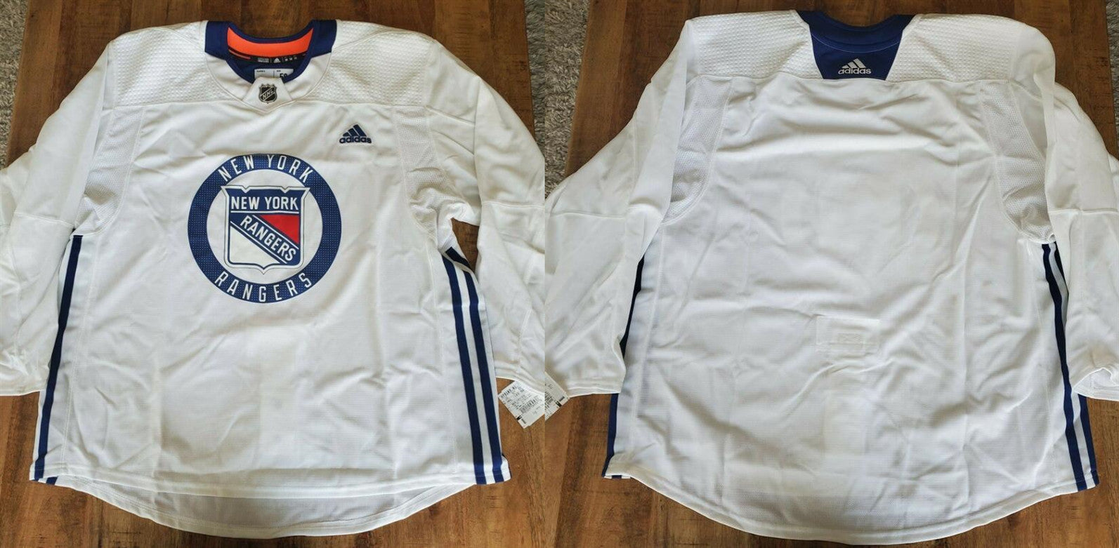 Custom New York Rangers white jersey